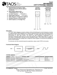 TSL237 HIGH-SENSITIVITY LIGHT-TO