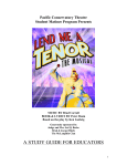 Lend Me A Tenor The Musical Study Guide