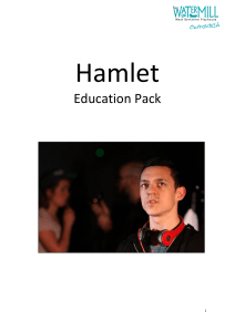 Education Pack - The Watermill Theatre