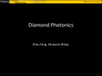 Diamond Photonics
