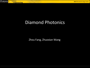Diamond Photonics