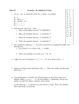 Math 105 Worksheet: The Infinitude of Primes 1. Let Qn = p1p2···pn