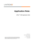 XPort-485 Technical Application Note