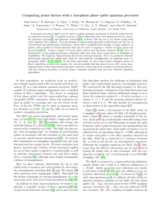 Computing prime factors with a Josephson phase qubit quantum
