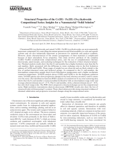 Fe(III) (Oxy)hydroxide Compositional Series