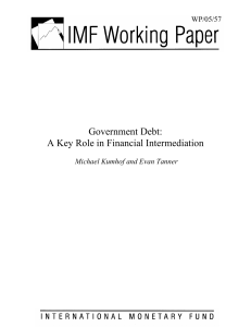 Government Debt: A Key Role in Financial Intermediation