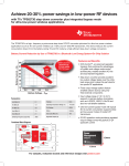 Achieve 20-30% power savings in low-power