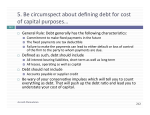 5. Be circumspect about defining debt for cost of capital
