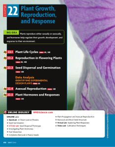 Plant Growth, Reproduction, and Response