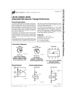 LM185 LM285 LM385 Adjustable Micropower Voltage References