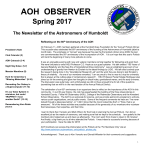 Spring 2017 - Astronomers of Humboldt