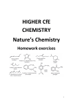 HIGHER CfE CHEMISTRY Nature`s Chemistry