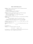 Math 319/320 Homework 1