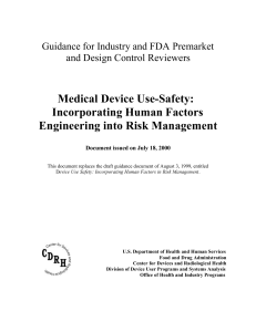 Incorporating Human Factors Engineering into Risk Management