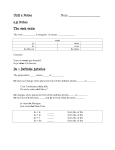 6.A Notes The verb venir De + Definite Articles