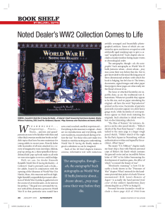 Noted Dealer`s WW2 Collection Comes to Life