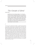 `Two Concepts of Liberty`