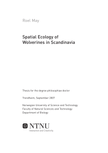 Spatial Ecology of Wolverines in Scandinavia