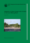 Adaptation to climate change in the countries of the Lower Mekong