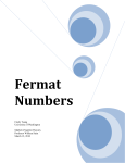 Fermat Numbers - William Stein