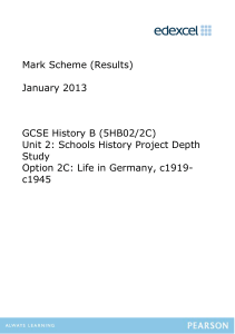Mark Scheme - Edexcel
