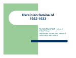 Famine in Ukraine (1932-33, 1946)