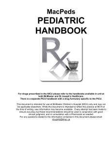pediatric handbook