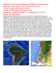 Magnitude 8 Peru Earthquake of August 15, 2007