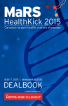 HealthKick 2015 - MaRS Discovery District