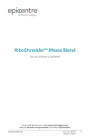 Protocol for RiboShredder™ RNase Blend