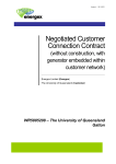 Negotiated Customer Connection Contract