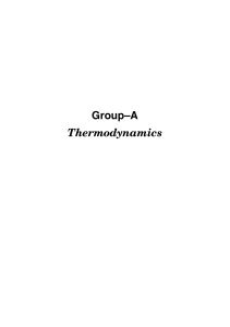 Group–A Thermodynamics - New Age International
