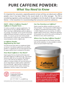 pure caffeine powder - Cornell Cooperative Extension of Suffolk