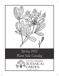 Spring 2017 Plant Sale Catalog