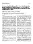 Acipimox-Mediated Plasma Free Fatty Acid Depression per se