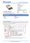 NV350/700 Datasheet
