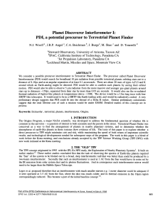 Planet Discoverer Interferometer I: PD!, a potential precursor to