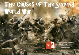 The Causes of The Second World War