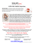 LIPO-MIC-B6/B12 Injections