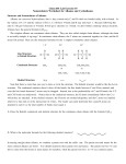 Chem 401 Lab Exercise #5 Nomenclature Worksheet for Alkanes