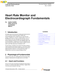 Heart Rate Monitor and Electrocardiograph Fundamentals