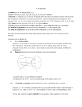 3.1 Functions A relation is a set of ordered pairs