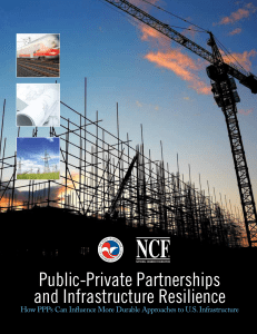 Public-Private Partnerships and Infrastructure Resilience