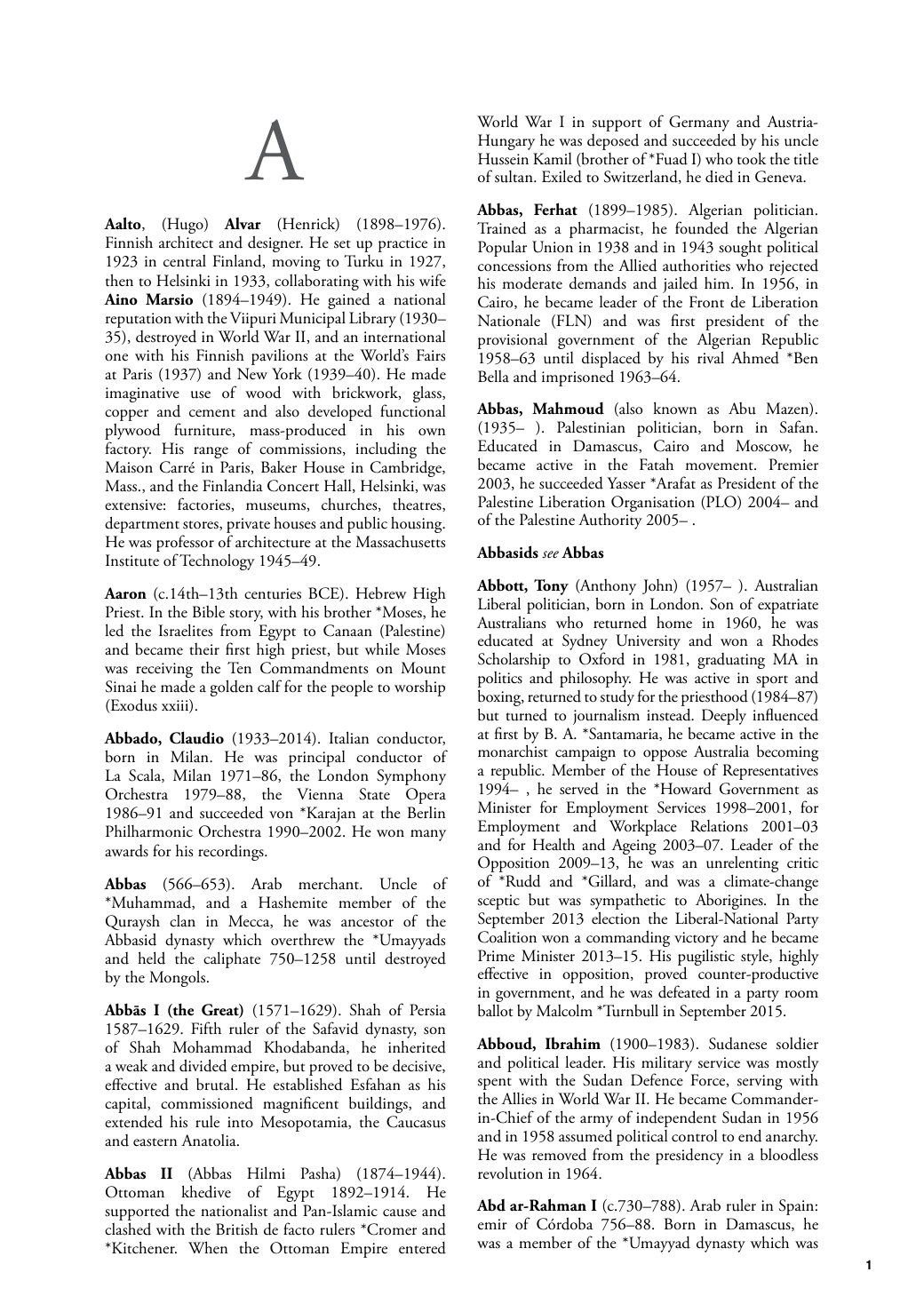 Dictionary of World Biography - ANU Press