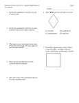Geometry Practice G.CO.C.11: Special Quadrilaterals 2 Page