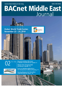 BACnet Middle East Journal