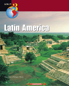Chapter 8: The Physical Geography of Latin America