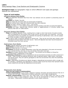 Lab 8 - Geologic Maps