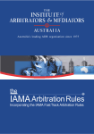 IAMA Arbitration Rules 2007