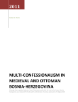 Multi-confessionalism in medieval and ottoman bosnia